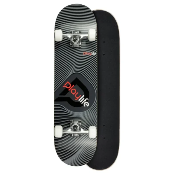 880283 Plăci de skate Playlife Ilusion Grey