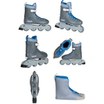 Pantofi sport pentru copii Playlife Kids Cruiser gri, mărimea 31-34, imagini miniatură