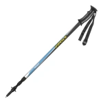 Baston de drumeție Vipole Hiker gri-albastru, S19 32, pentru sport și aventură