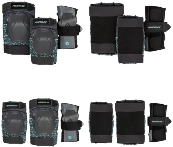 903295 Powerslide Standart Black/Teal set Size L