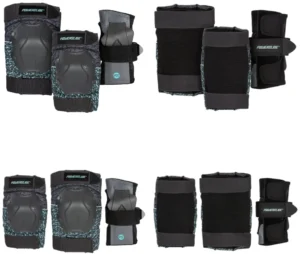 903295 Powerslide Standart Black/Teal set Size M