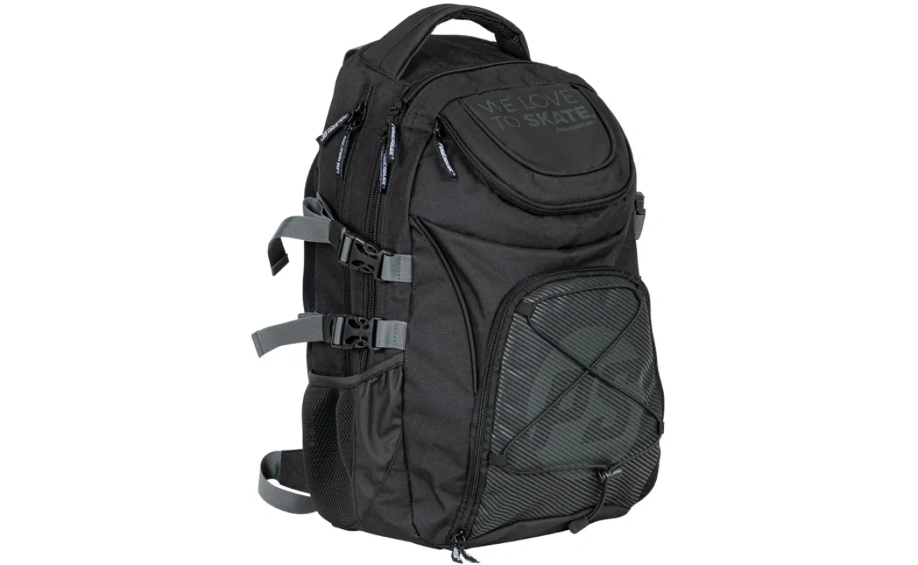 Rucsac Negru WeLoveToSkate Powerslide pentru echipament sportiv pe pagina 907087 Rucsac WeLoveToSkate Negru Powerslide