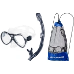 mască de înot Aqua Speed Vanua și șteapăn Borneo, în sac de plasă, pentru sporturi acvatice