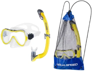 Маска д/плав +трубка AQUA SPEED Enzo + Samos col. 18 Mesh Bag