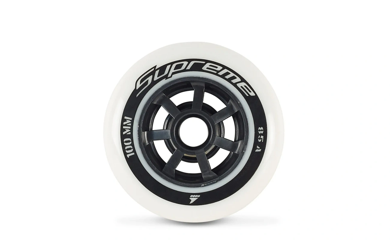 Set de 6 cauciucuri SUPREME 110/85A alb pentru echipament sportiv