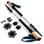 Bețe de drumeție SPOKEY COMPASS, ușor de transportat și rezistente, potrivite pentru drumeții în natură