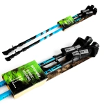 Bețe pentru mers nordic Spokey ZIGZAG II, design colorat și antiderapant, pentru sport și fitness