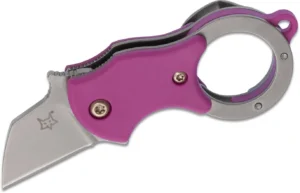 FX-536 P  FOX MINI-TA FOLD. KNIFE PURPLE NYLON HDL-1.4116