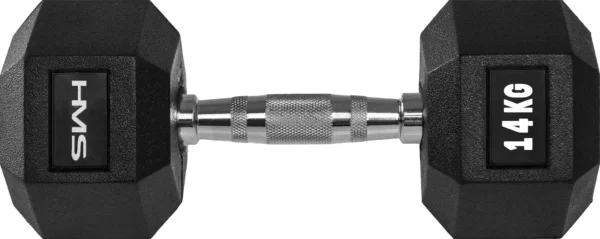 HEX PRO Abisal  BLACK 14 KG DUMBBELL HMS