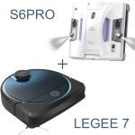 Robot de curățare a podelei și ferestrele, model HOBOT LEGEE 7 + S6 Pro, acționat prin tehnologie avansată pentru curățare eficientă în sport equipment shop