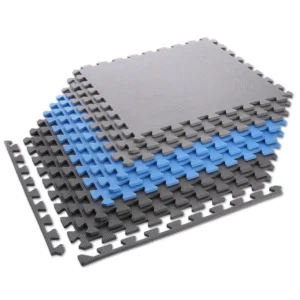 Tapis MP10 Abisal MULTIPACK L. GRI-ALB- GRI TAPIȚĂ PROTECȚIE PUZZLE 60x60x1.0 CM (Set 9 bucăți) ONE FITNESS