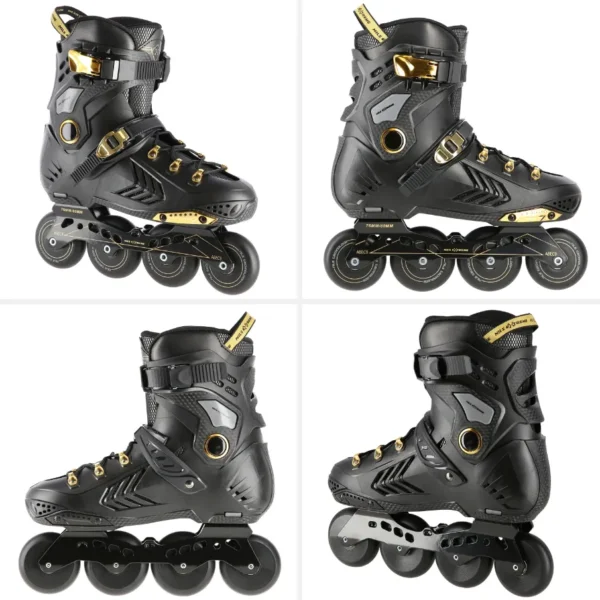 NA20002 Abisal Ролики BLACK-GOLD SLALOM 40