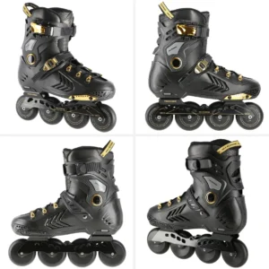 NA20002 Abisal Ролики BLACK-GOLD SLALOM 41