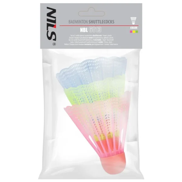 Ratele pentru badminton NBL6013 Abisal NYLON PMIÎNDRĂTATELE MULTICOLOR 3 BUC. NILS