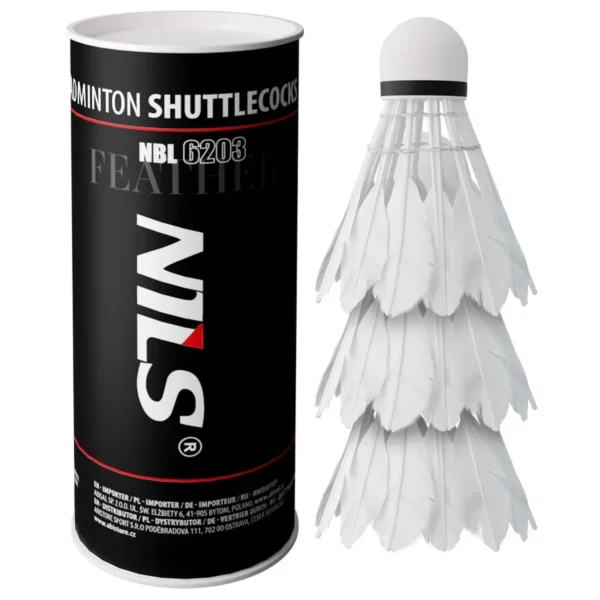 Thônguri pentru badminton NBL6203 Abisal SHUTTLECOCKS FEATHERS 3 BUC. NILS