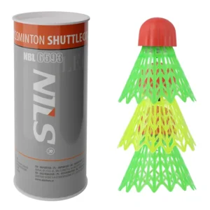 Zmeie pentru badminton NBL6593 Abisal CROSSMINTON NYLON SHUTTLECOCKS LED 3 BUC. NILS
