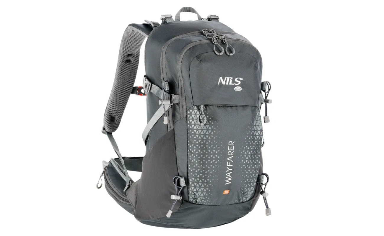Rucsac turistic NC1925 Abisal TRAVEL PACK 35L NILS CAMP, rucsac de camping și drumeție pentru expediții și excursii outdoor în magazinul de echipamente sportive