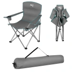 Fotoliu pentru camping NC3079-GG Abisal NC3079 GRI-GRN, scaun de camping pliabil pentru activități outdoor, în nuanțe de gri și verde, ideal pentru camping și outdoor