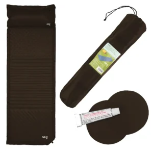 Самонадувающийся коврик NC4001 Abisal BLACK SELF-INFLATING MAT NILS CAMP