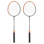 Set de badminton NRZ005 Abisal STEEL cu 2 rachete și husă NILS, produs pentru echipamente sportive.
