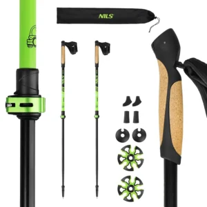 Палки для скандинавской ходьбы NW8611 Abisal ALUMINIUM NORDIC WALKING POLES NILS