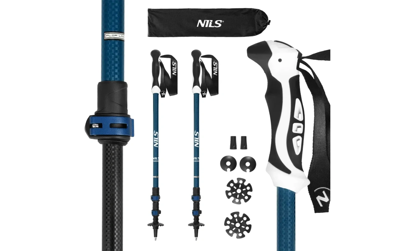 Tije pentru Nordic Walking TK8601-B Abisal ALBASTRU ALU pentru Tije pentru Nordic Walking TK8601 NILS