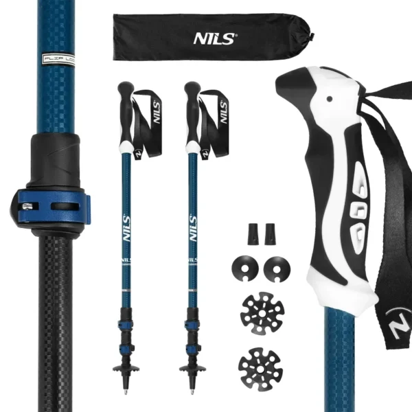 Tije pentru Nordic Walking TK8601-B Abisal TK8601 ALBASTRU ALU Tije pentru Nordic Walking TK8601 NILS