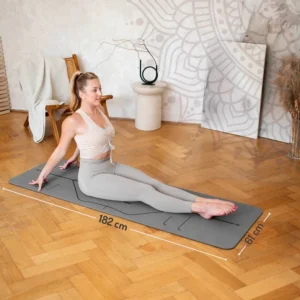 Covoraș pentru yoga YM10-gri Abisal YM10 Covoraș pentru yoga TPE GRI TPE HMS