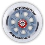 Roți rollerblade pentru role cu diametrul de 100 mm și duritate 84A, 8 bucăți cu rulmenți, pentru echipament sportiv.