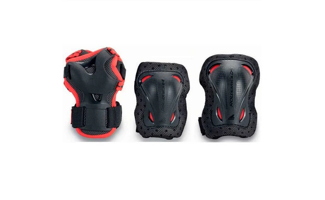 Protecție pentru copii Rollerblade Junior, petice pentru genunchi, coate și încheieturi, set de echipament de protecție pentru skateboarding și rollerblading, produs destinat juniorilor