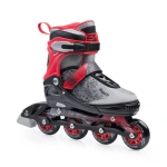 Role de patinaj pe role Spokey Snap, pantofi de patinaj în culori alb și negru pentru sport și recreere