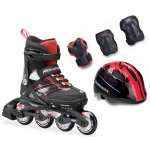  role skate ROLLERBLADE Spitfire CUBE pentru skateboarding pe asfalt, pantofi sport cu roți în linie, culoare neagră și albă