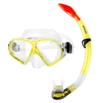 Set pentru snorkeling format din mască și ventuze Spokey FLONA, pentru activități acvatice aventuri subacvatice și snorkeling.