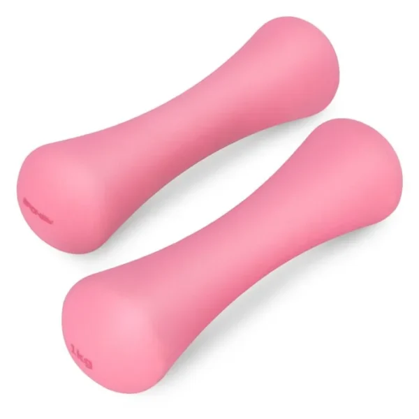 Gantere Spokey BONE de 2x1kg, echipament sportiv pentru antrenamente de forță