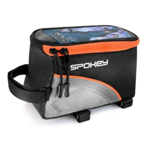Geantă pentru bicicletă Spokey DIEGO, culoare neagră, pentru transporting și depozitare sigură a echipamentului de ciclism