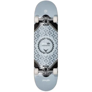 880278 Playlife Skateboards Hardcore Silver 31x8