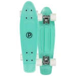 Trollin pennyboard Playlife Vinylboard 22x6 în culoarea alb-mint, produs pentru echipament sportiv