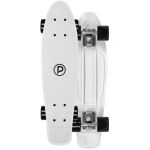 Tobbogan Pennyboard Playlife Vinylboard 22x6 alb-negru pentru sport și plimbări