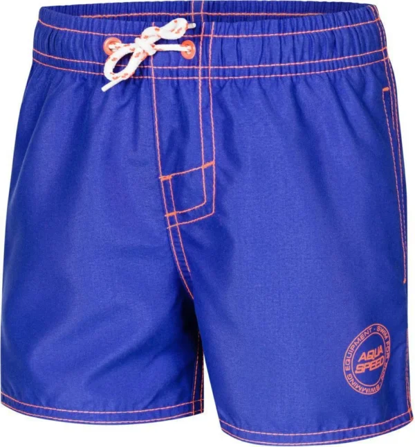 Slip de baie AQUA SPEED LIAM 4/6 col. 02, pentru sport și înot, în tonuri albastre și verde, pentru bărbați și femei