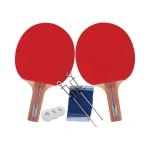 Set de ping-pong Spokey ALPHA, cu palete și mingi inclusiv, pentru distracție în aer liber și interior