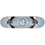 Tablă de skateboard Playlife SKATEBOARDS Hardcore Silver De Powerslide, culoare argintie, produs de echipament sport pentru skateboarding
