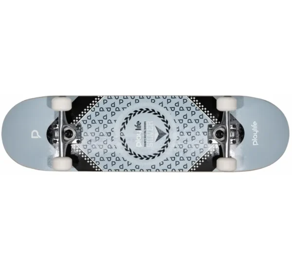 PLAYLIFE SKATEBOARDS Hardcore Silver By Powerslide
