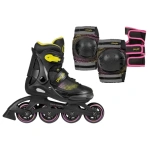 Pantofi sport Playlife Joker galbeni cu efect glow, mărimea 34-37, produs pentru echipament sport și activități sportive