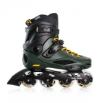 Pantofi sport pentru femei RB 80 PRO NERO/VERD SCURO, mărimea 35, în culori negre și verzi închise, pentru antrenament sau activități sportive