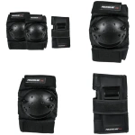 Protecții Powerslide One Basic pentru copii, pachet tri-Mărimea XS, în culori Neon, imagine mică pentru pagina 903259 Protecții Powerslide One Basic Kids Tri-Pack Mărimea XS