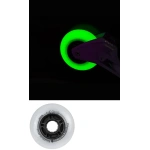 Rotile Powerslide Neons 80 Green pentru skateboard, pronunțate și strălucitoare, destinate pentru sporturi extreme și skateboard.