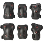 Echipament pentru patine Rollerblade SKATE GEAR JUNIOR 3 PACK în culoare negru, mărimea XXS