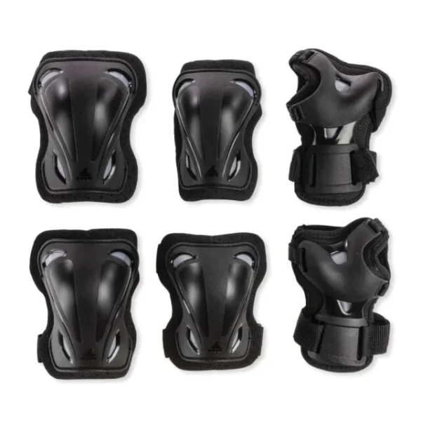 069P0200100 Rollerblade SKATE GEAR JUNIOR 3 PACK BLACK XS