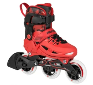 Роликовые коньки POWERSLIDE PHUZION KIDS SKATES Universe red, Hardboot
