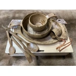 Set cadou premium pentru sportivi cu ambalaj din lemn, include accesorii sportive de înaltă calitate